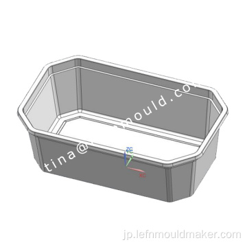 カスタムプラスチック容器型食品容器箱型